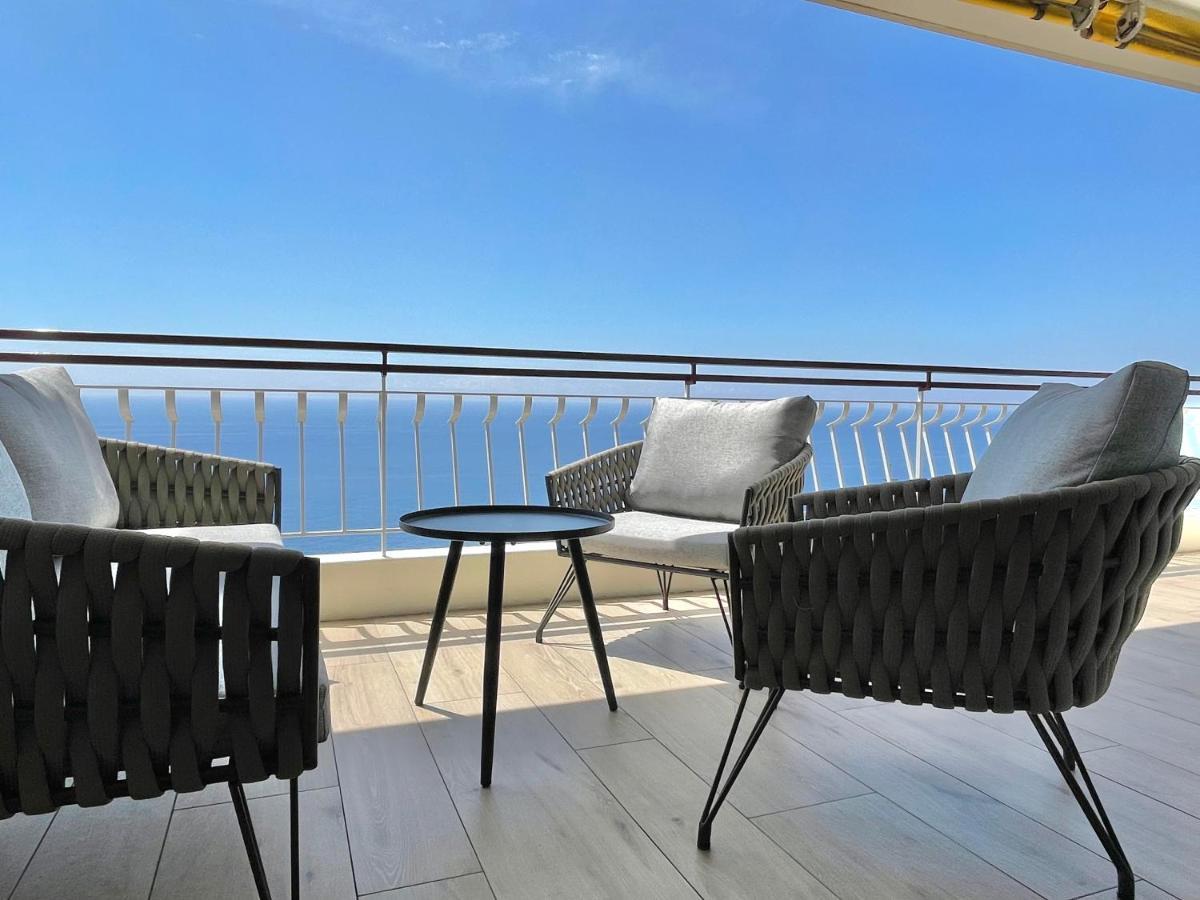 Mybluevista Luxury Panoramic Sea View Apartments Cap D Ail Near Monaco Cap-d'Ail Exterior foto